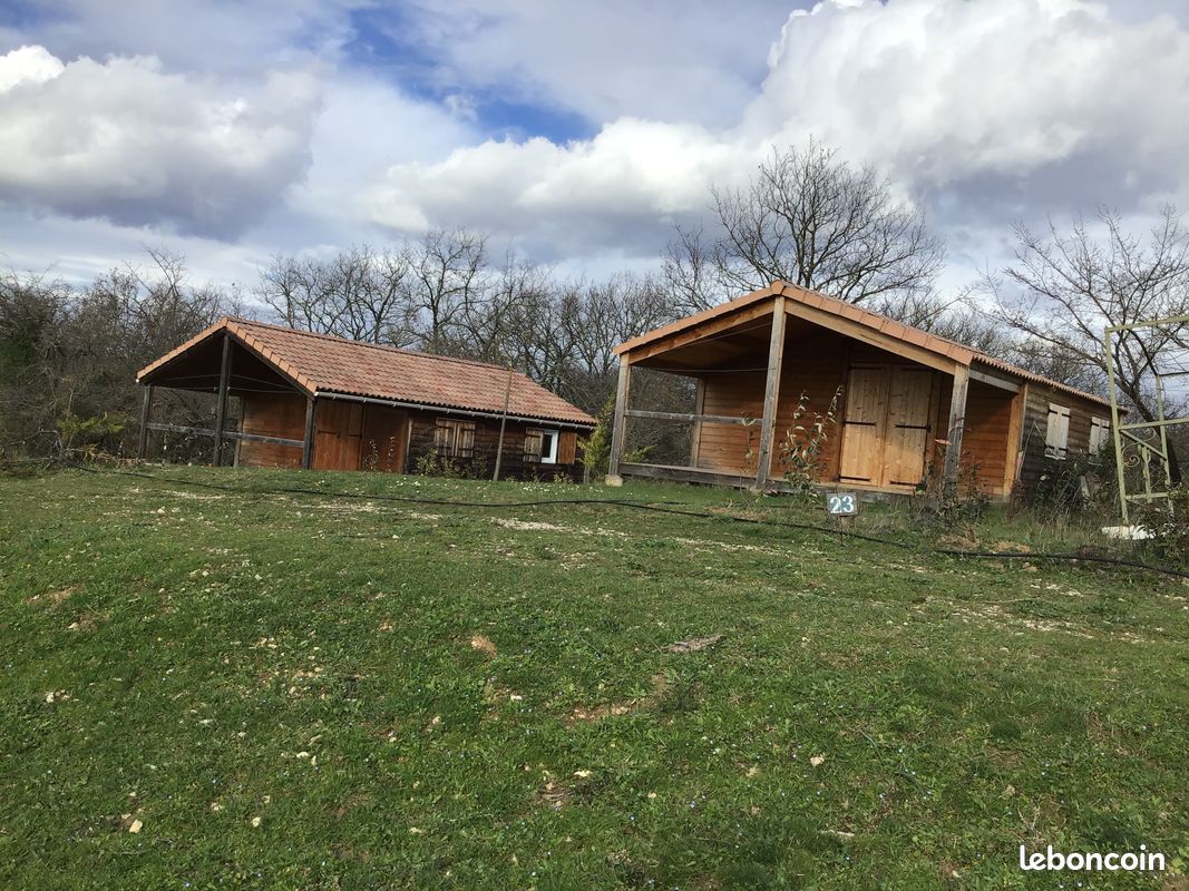 Camping à la ferme mas de reboul chalets bois, mobil home et emplacements (image 1)
