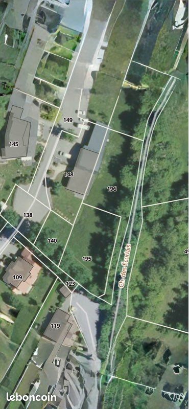Terrain constructible 961m2 · à Coteaux du Lizon · 46 000 €