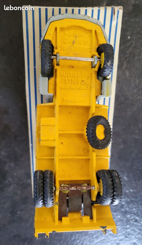 Dinky Toys 895 Camion Unic Multibenne Marrel – Boîte D'origine – France Meccano