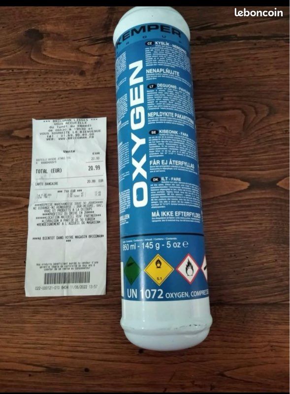 elfbar nachfüll pod läuft aus À vendre bouteilles consignes oxygène et acétylène 🤞🤞 OXYGÈNE : Grande -  180€ Moyenne - 120€ Petite - 80€ ACÉTYLÈNE : Grande - 200€ Moyenne - 170€  Petite main image 1