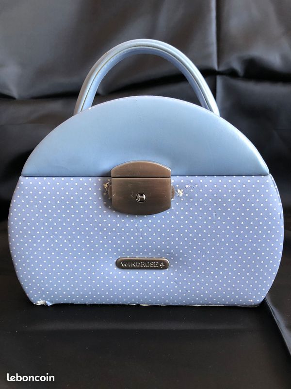 Boite à bijoux bleu à pois (image 1)