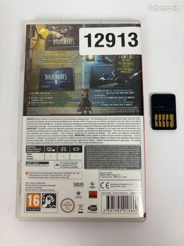 Little Nightmares I & II - Jeu Nintendo Switch #A12913 (image 2)