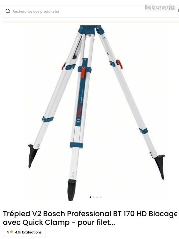 Trépied Bosch BT170HD Laser extérieur (image 1)
