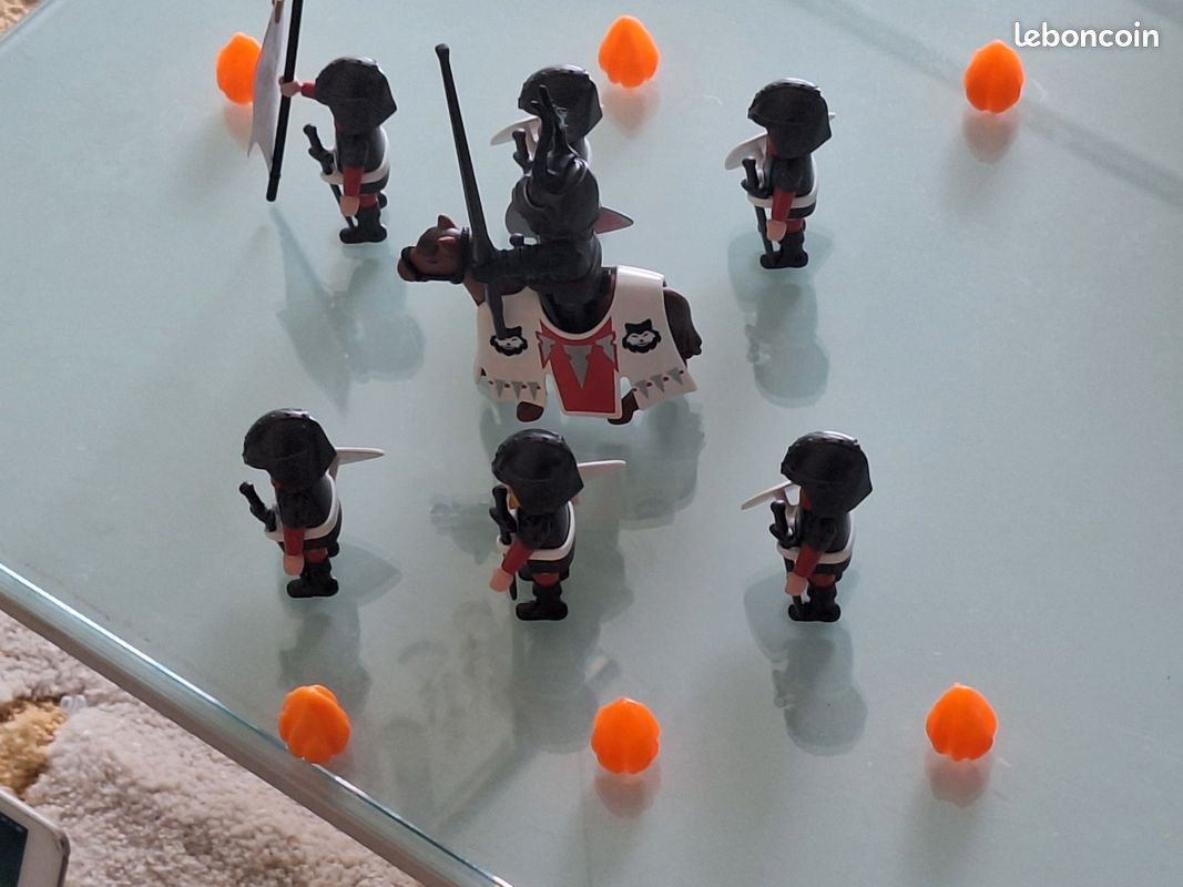 Playmobil soldat médiéval moyen âge chevalier lot5 (image 3)