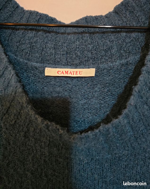 Pull Bleue Camaïeu T: 40-42 (image 4)