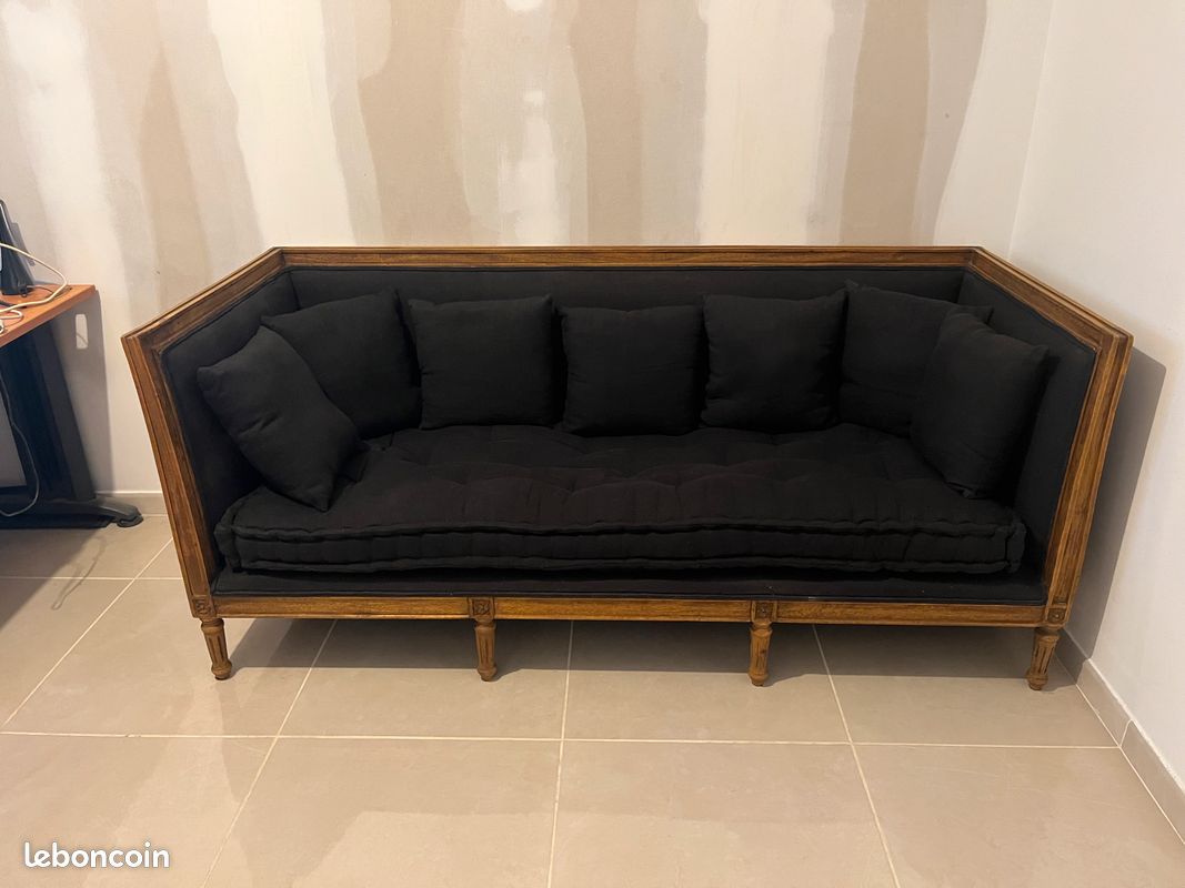Banquette canape style louis xvi (image 1)