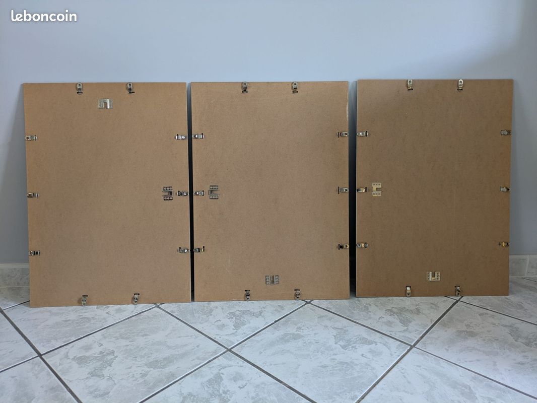 3 Cadres sous-verre 70 x 50 (image 2)