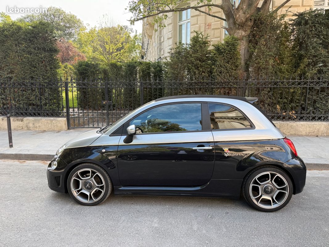 Abarth 500 cabriolet 595 Turismo phase 2 - 165ch - BVA - Beats Audio - Garantie 12 mois (image 2)