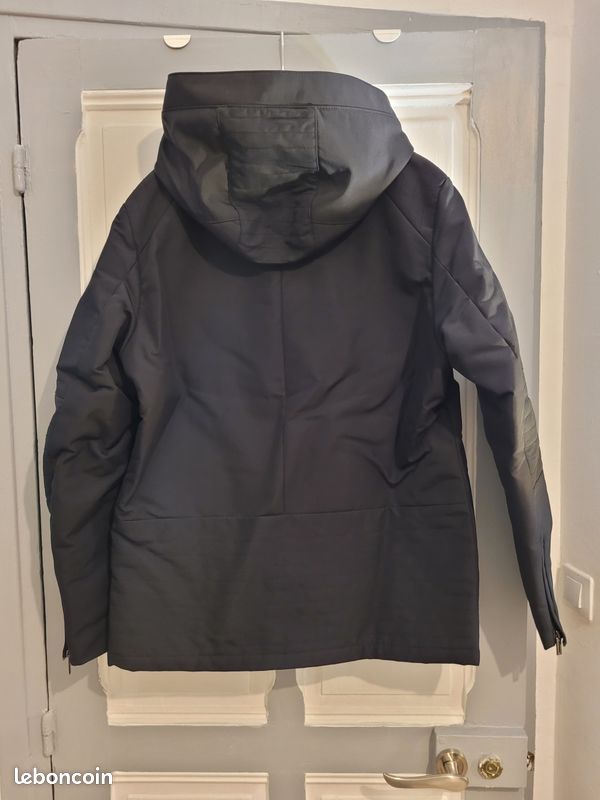 Parka Zapa Noir Taille 46 Femme - Occasion Très Bon état - Veste Chaude Style Manteau
