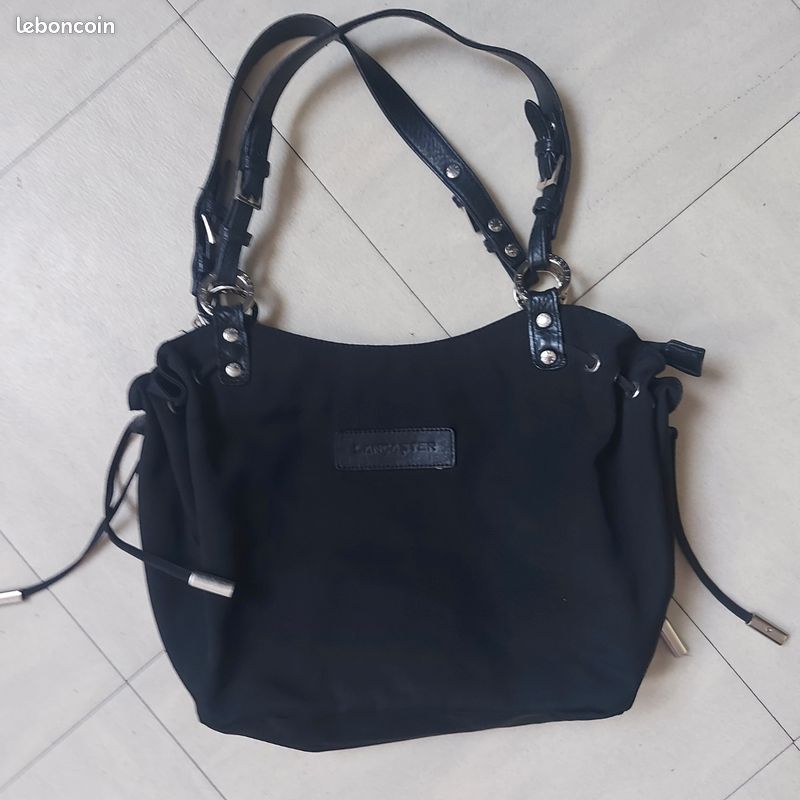 Sac en toile Lancaster noir (image 3)