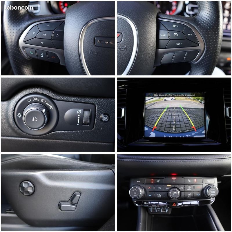 Dodge DURANGO SXT Plus AWD V6 3.6 309 ch – 7 places – Caméra – Attelage – R20 (image 14)