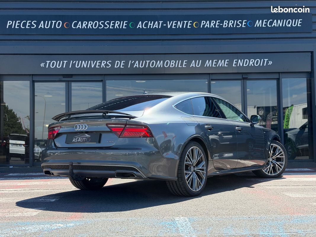 AUDI A7 SPORTBACK V6 3.0 TDI 272ch S tronic 7 Quattro S line CAMÉRA DE RECUL ATTELAGE COCKPIT GPS GARANTIE 12 MOIS EU (image 2)