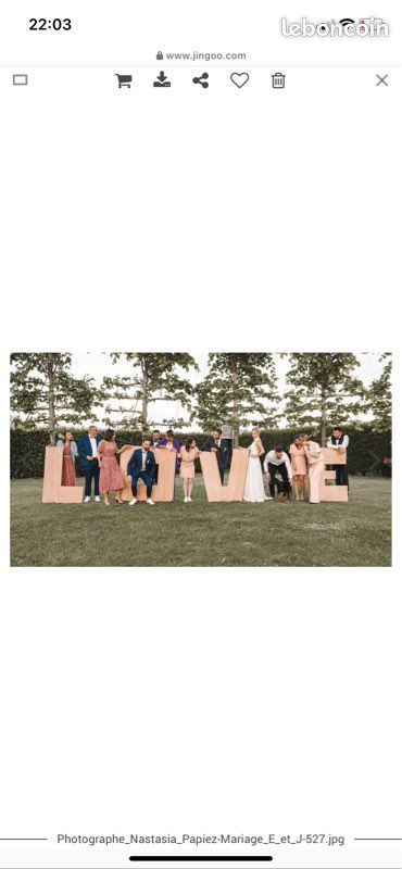 Lettres géantes LOVE (image 3)
