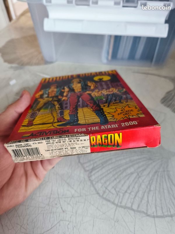 Jeu Atari 2600 Double Dragon en boîte sans notice version PAL (n°8224S