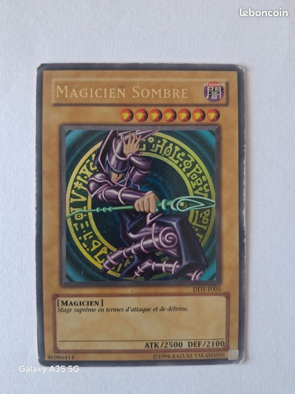 Carte Yu-Gi-Oh Magicien Sombre DDY-F005 (image 1)