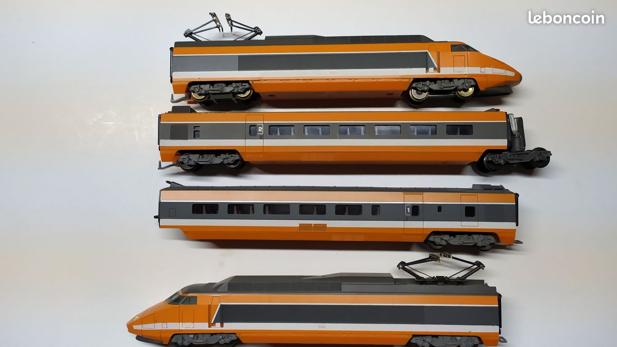 Train électrique : TGV PSE version modélisme LIMA échelle HO 1/87e en état de fonctionnement (image 1)