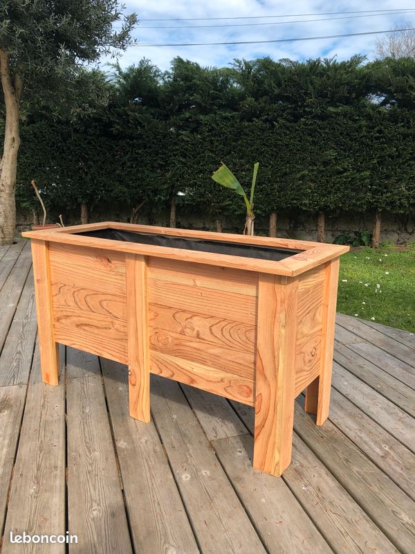Jardinière / pot / bac à fleurs en bois (image 4)