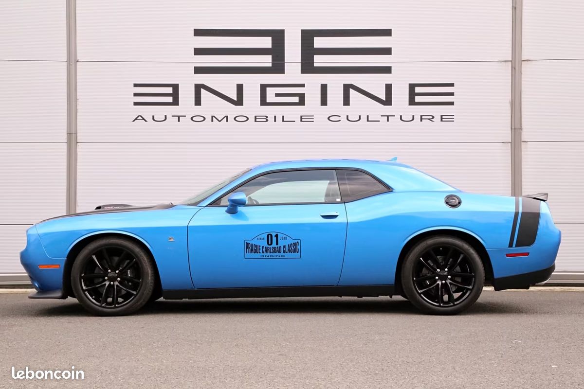 Dodge CHALLENGER Scat Pack 6.4 V8 HEMI 492 ch – BVM – Shaker – Caméra – 12 900 km (image 7)