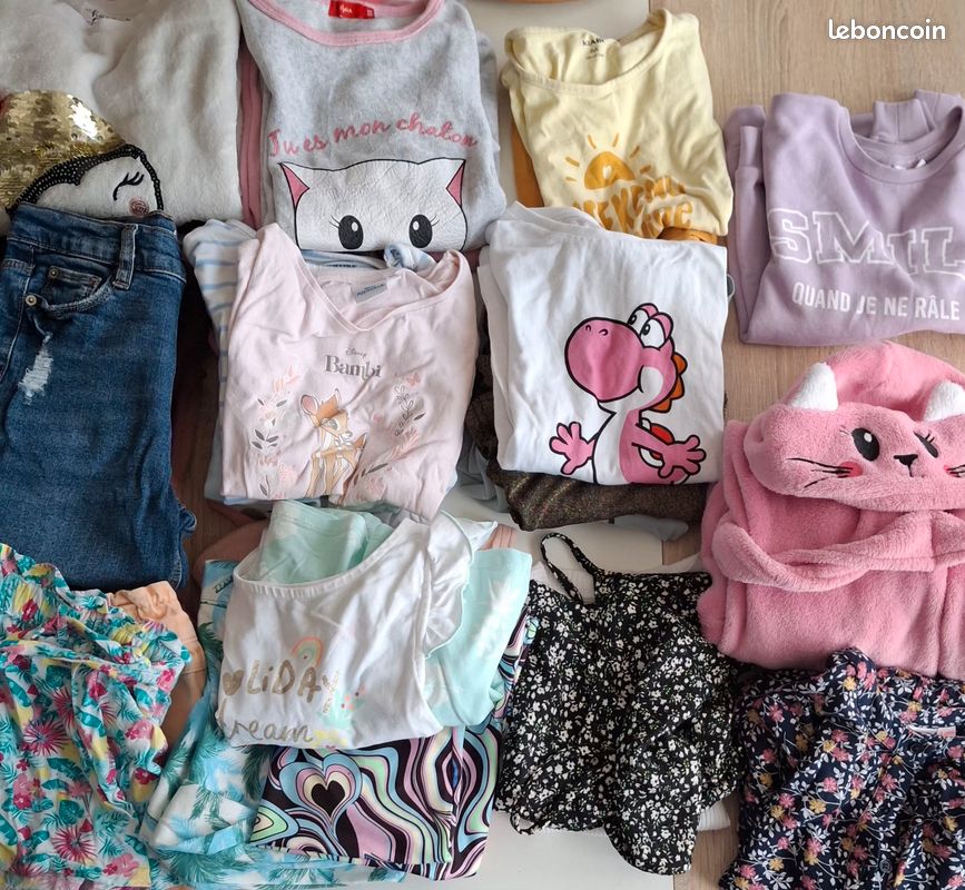 Lot vêtements filles 8/10 ans - Vêtements