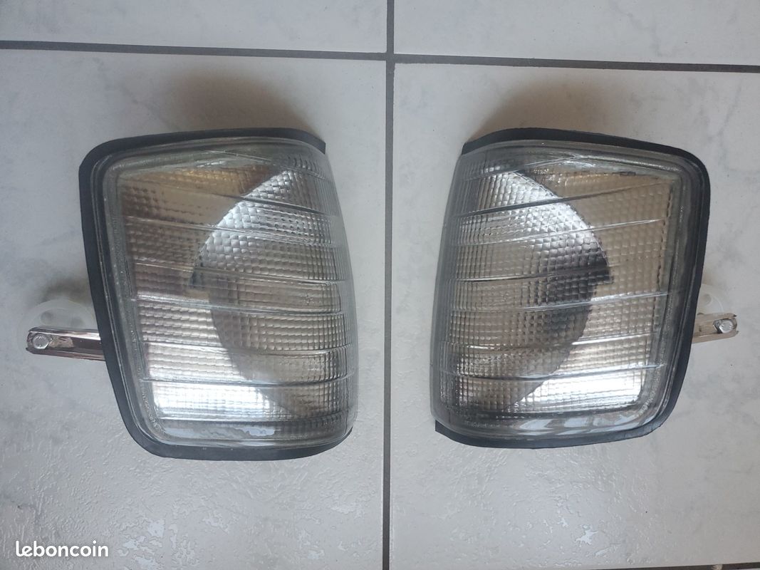 Clignotants Blancs Pour Mercedes 190 W201 | Paire AV Droite Et Gauche | Homologués E