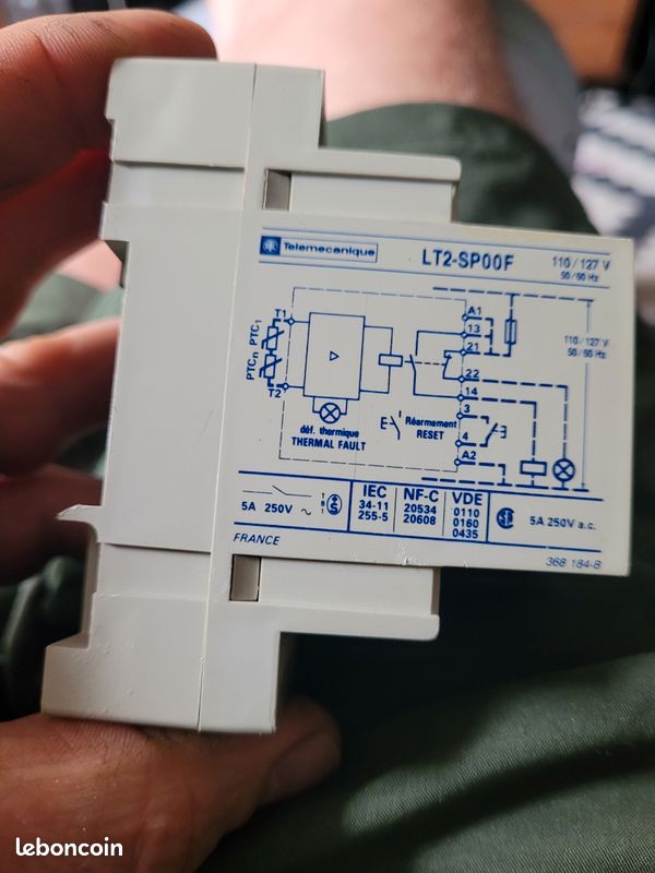 Relais de protection thermique LT2-SP00F (image 2)