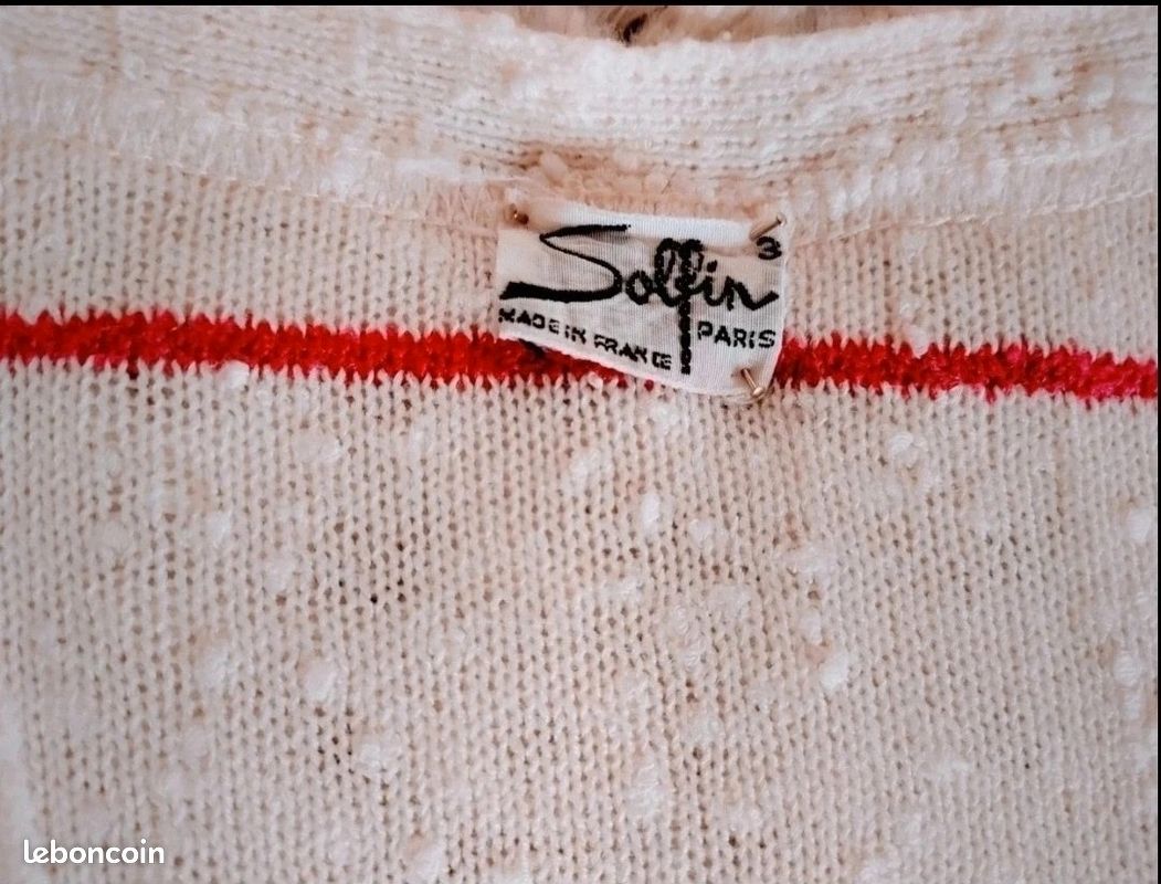 Gilet manches courtes taille 3/40 SOLFIN (image 6)