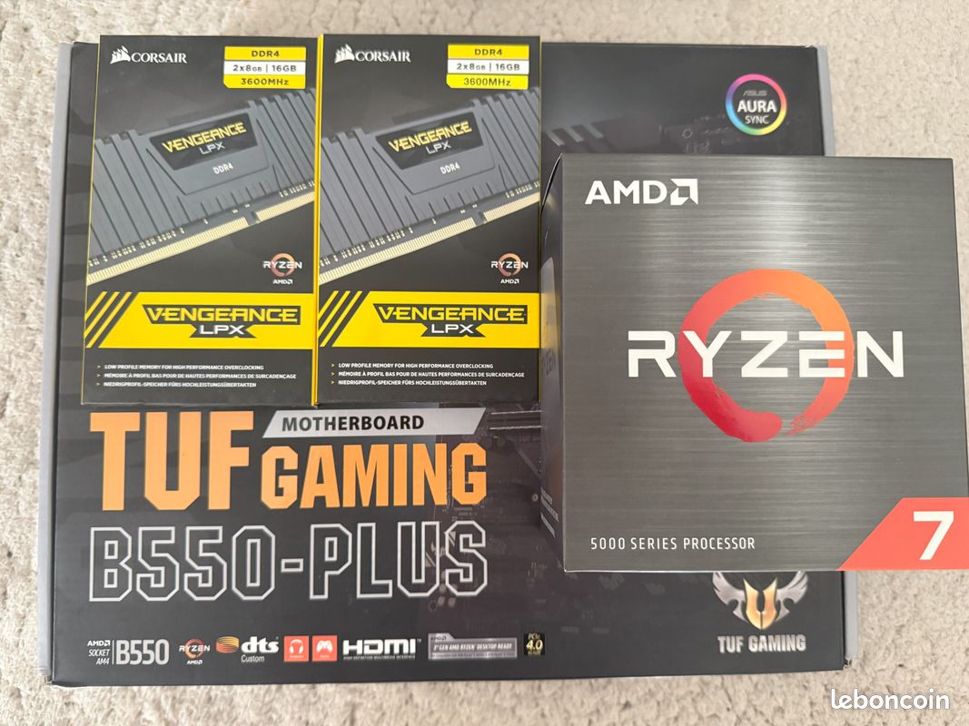 Kit évolution AM4 5800X (NON 3D) + 32go ram (image 1)