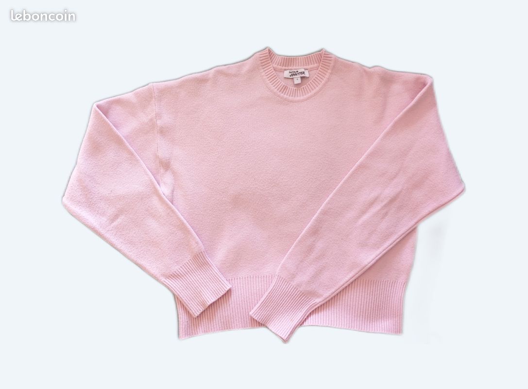 Pull occasion JENNYFER 40 Rose - Vêtement de marque – Once Again