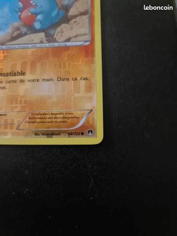 Pokemon XY RUPTURE TURBO 68/122 GRIKNOT REVERSE (image 3)