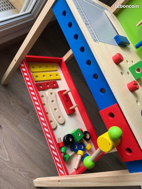 Établi bricolage en bois enfant (image 4)