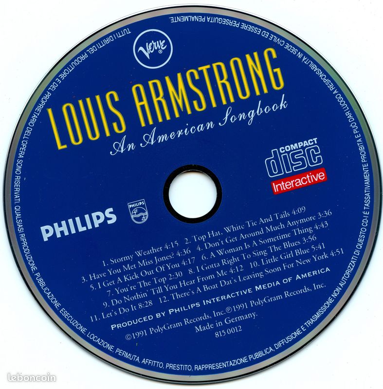 CD-I Louis ARMSTRONG (image 3)
