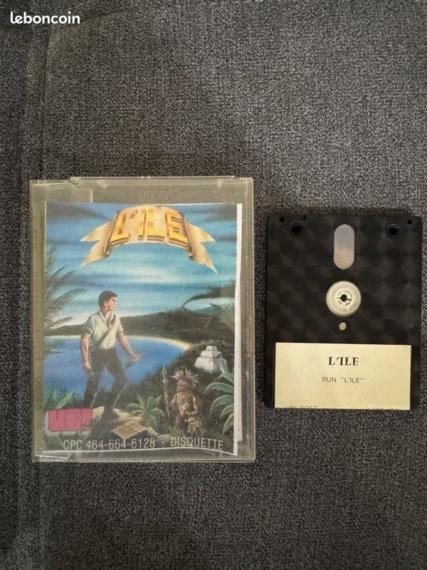 Jeu Amstrad : L’île ( Rare ) (image 1)