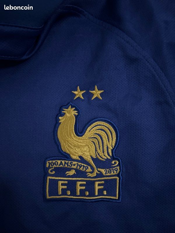Maillot 100 Ans Équipe De France - Nike, Bleu, Taille M, 3ème Maillot 2019-2020