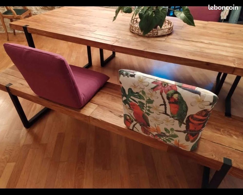 Table et BANCS LA MAISON COLONIALE (image 2)