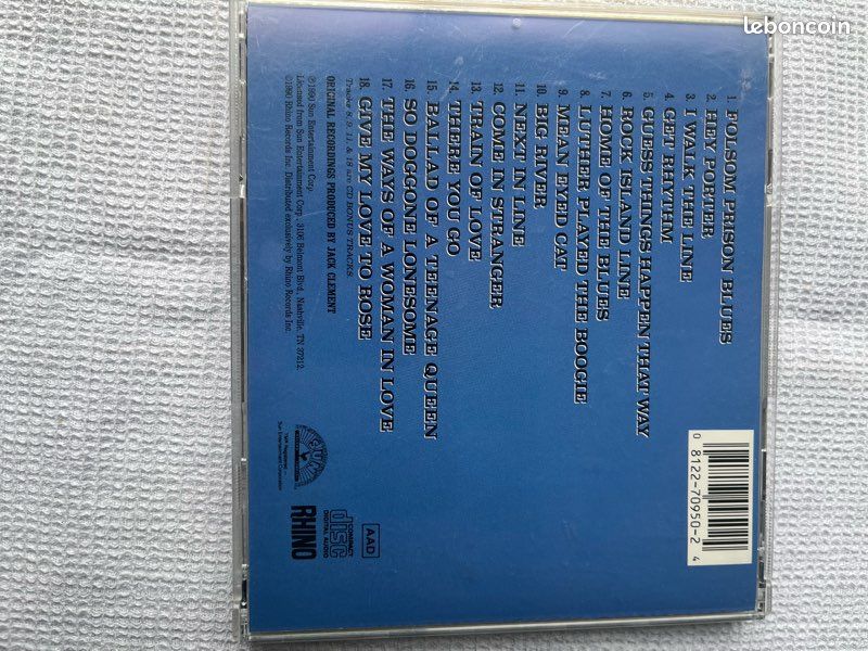 CD audio Johnny Cash, The Sun Years (image 4)