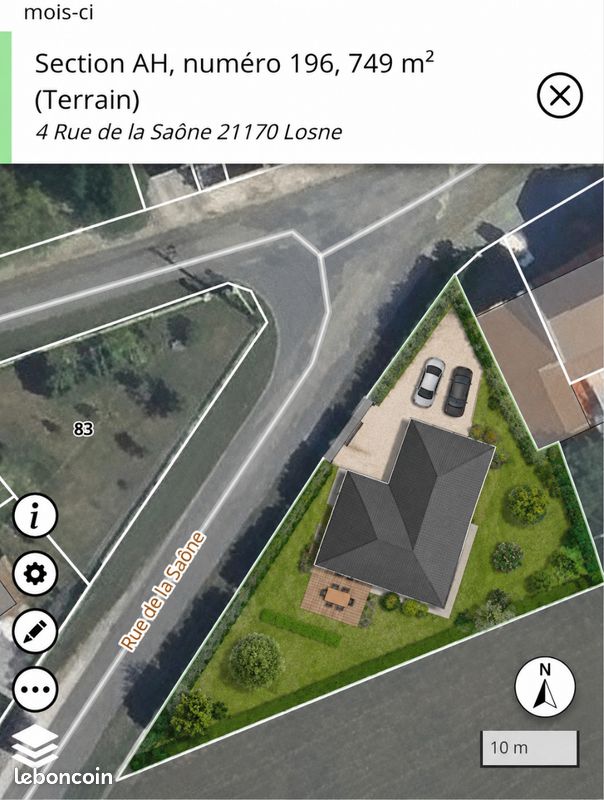 Terrain a bâtir · à Losne · 38 000 €