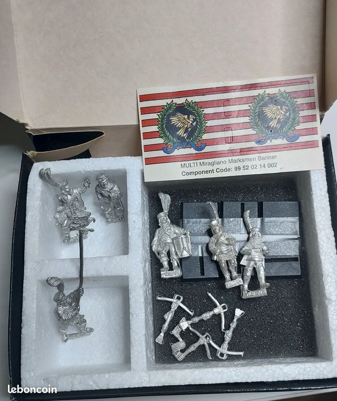Marksmen Of Miragliano Regiment Renown Dogs of War Warhammer Fantasy Metal OOP