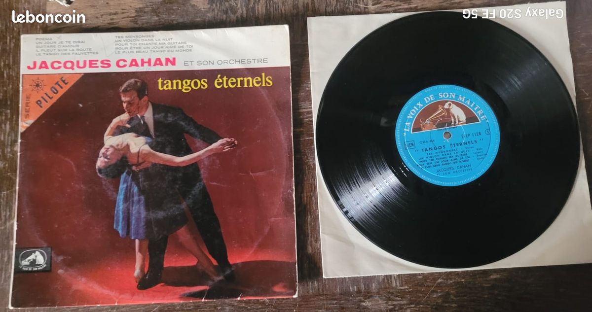 Disque Vinyle « Jacques Cahan et son orchestre Tangos éternels » (image 1)