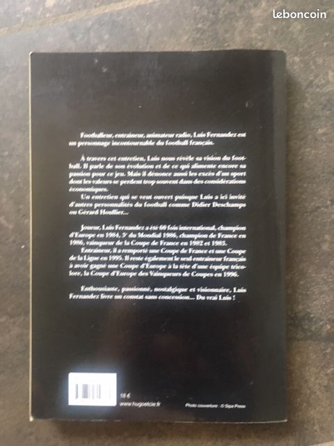 Livre sur le footballeur LUIS FERNANDEZ (image 2)