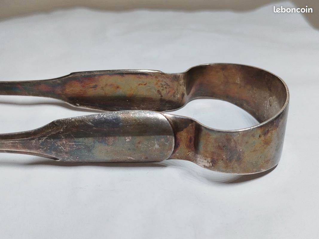 Pince à Sucre Ercuis Modèle Carthage - Métal Argenté - Fabriquée En France