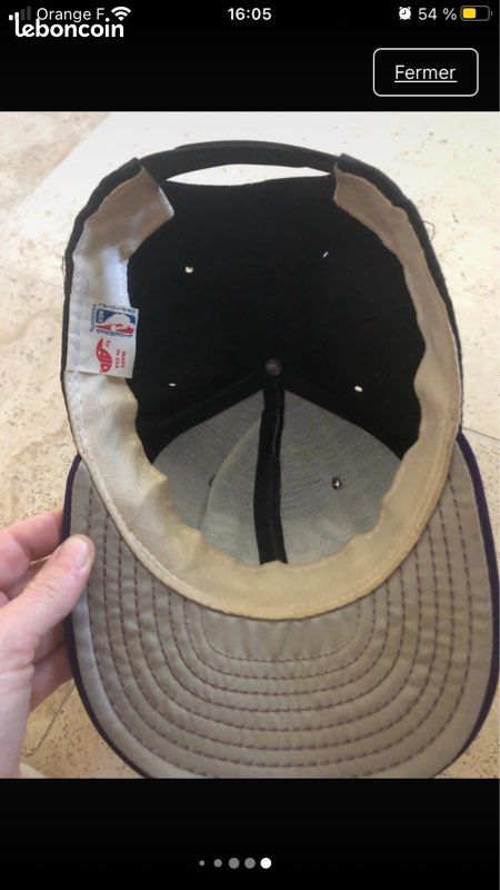 Casquette vintage Lakers (image 5)