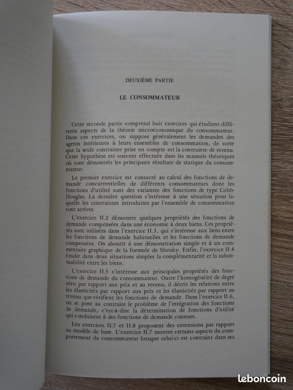 Lot de 2 livres de microéconomie : introduction, exercices et corrigés (image 6)