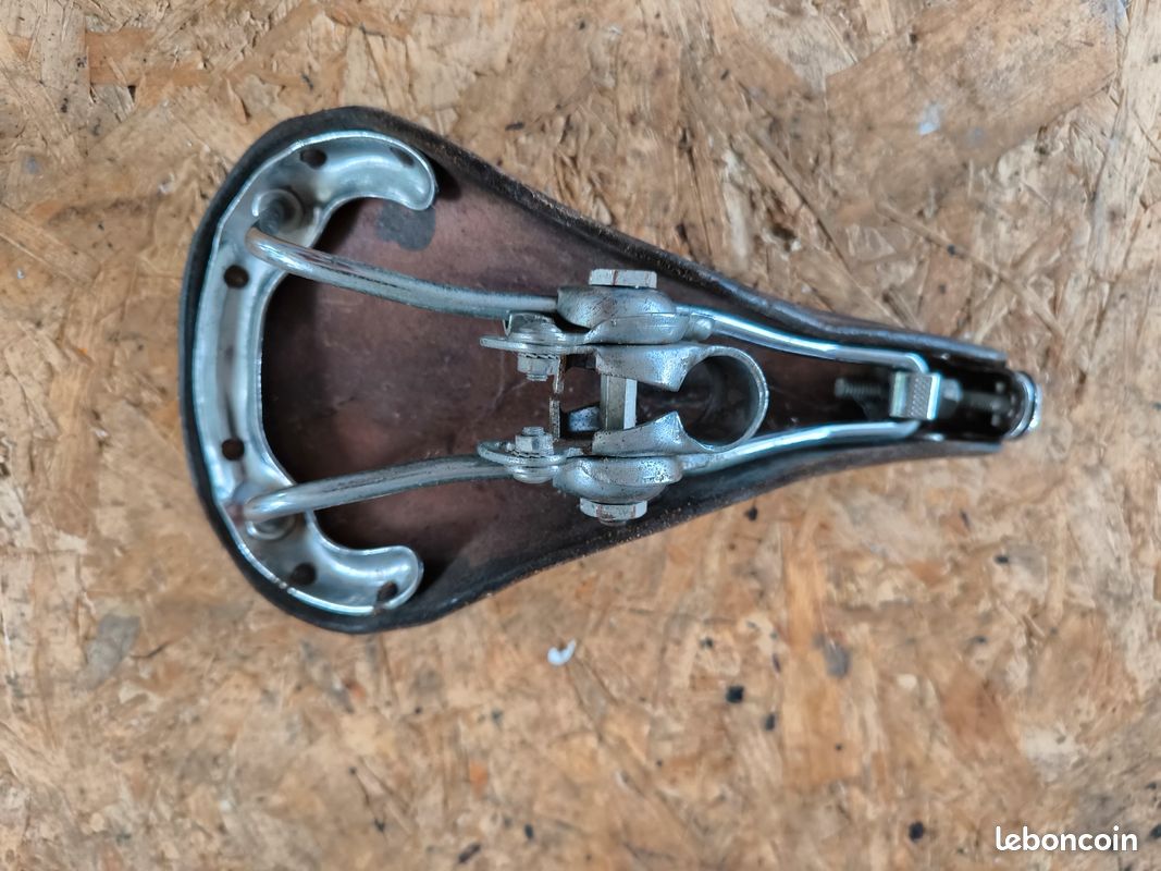 SELLE IDEALE TB 90 Speciale Competition OLD BIKE SADDLE LEATHER HERSE PX10 EUR 45,00 - FR