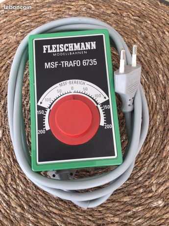 TRANSFORMATEUR RÉGULATEUR MSF-TRAFO-6755 - FLEISCHMANN 6755 EUR 106,40