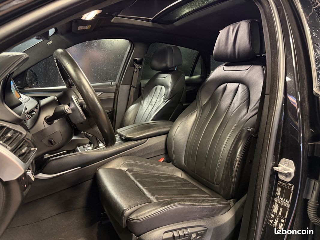 Bmw x6 4.0 d 315 m-sport xdrive bva / suivi complet bmw / attelage electrique / harman kardon (image 4)