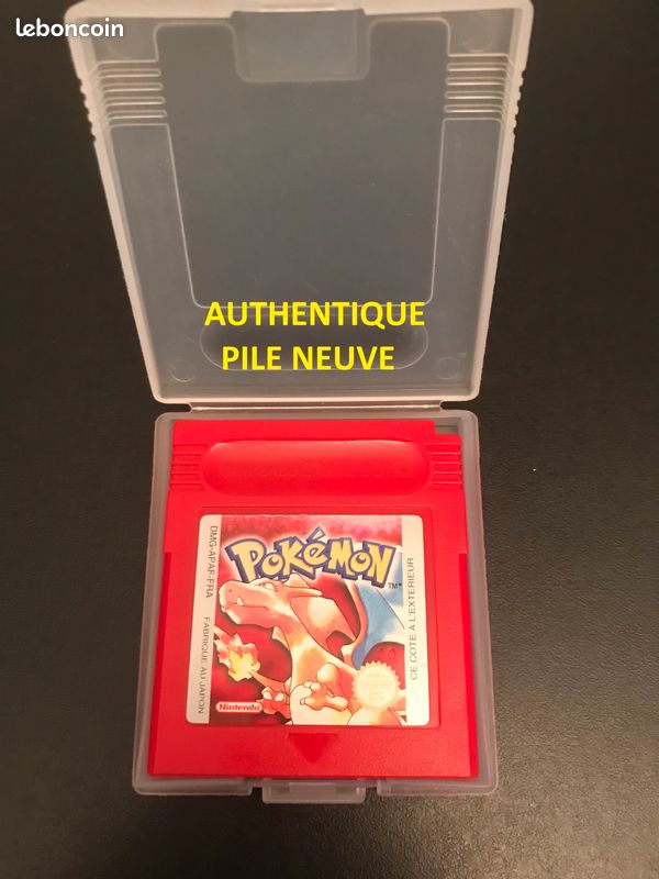 Jeu Pokemon Version Rouge (FR) Pour Game Boy Advance GBA - Version Française - État Comme Neuf