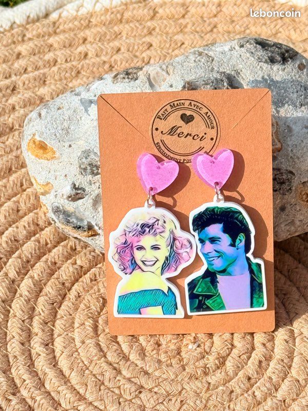 Boucles d’oreilles Grease (image 6)