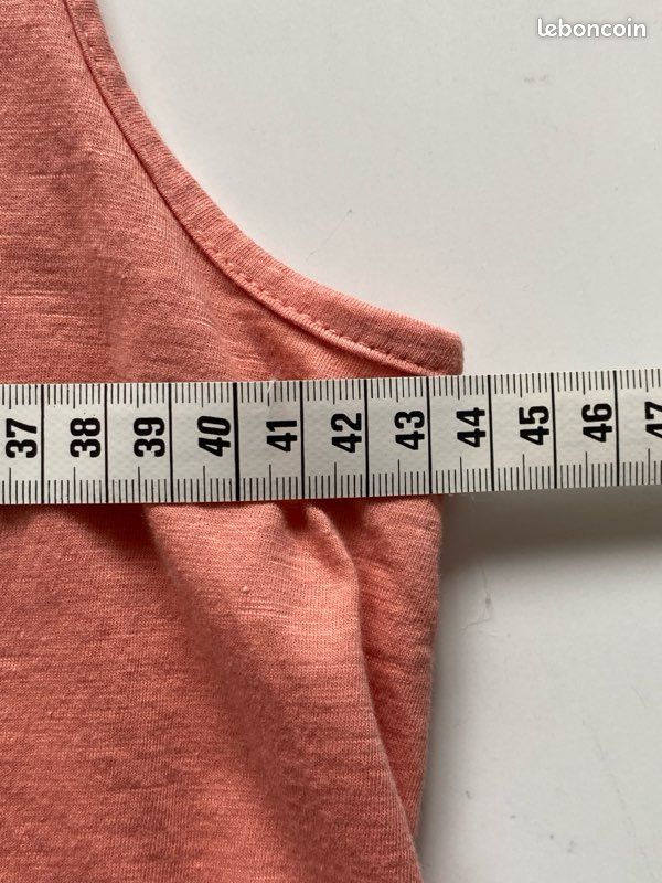 Débardeur En Soie 100% Boutonné Tangerine NYC - Couleur Corail Clémentine - Neuf Avec étiquette