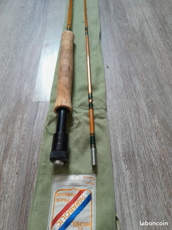 CANNE MOUCHE 7'3P Bambou Refendu 2 scions Pezon et