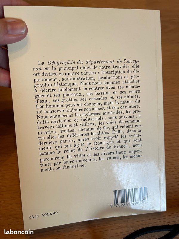 Abbé Féral géographie du département de l’Aveyron éditions Lacour (image 3)